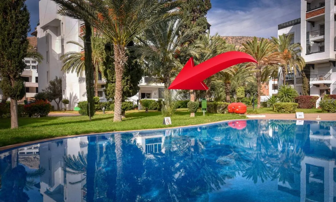 Oasis Marina**** Magnifique Appartement -4/6 Px Agadir Daire